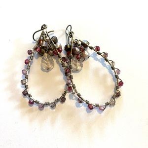 Cluster earrings